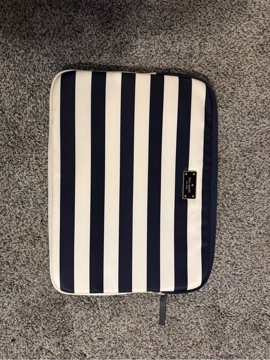 kate spade Handbags - kate spade Striped Navy & White Laptop Sleeve